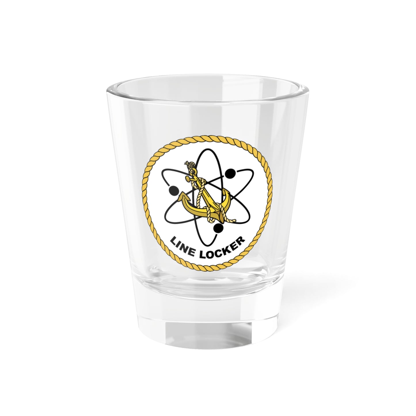 Naval Reactors Line Locker (U.S. Navy) Shot Glass 1.5oz