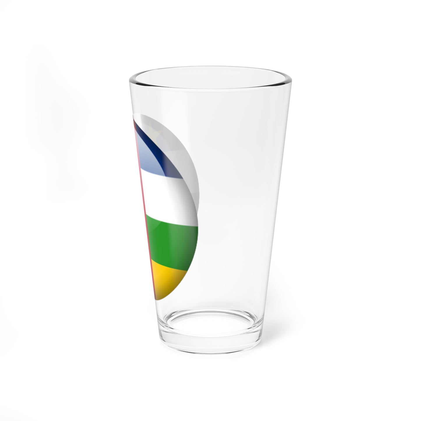 Flag orb Central African Republic (Central African Republic) Pint Glass 16oz