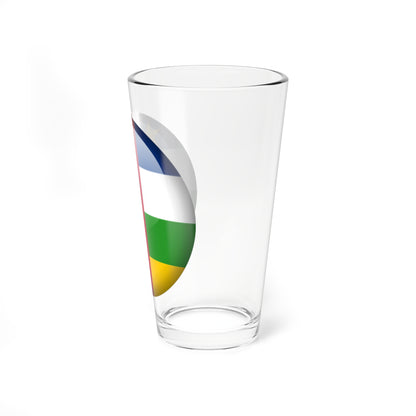 Flag orb Central African Republic (Central African Republic) Pint Glass 16oz