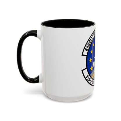 916th Civil Engineer Squadron (U.S. Air Force) Accent Coffee Mug