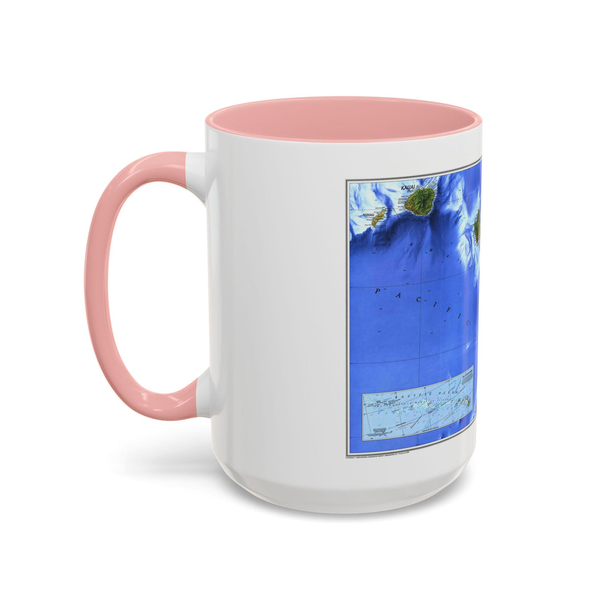 USA - Hawaii (1995) (Map) Accent Coffee Mug