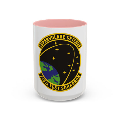 718th Test Squadron (U.S. Air Force) Accent Coffee Mug