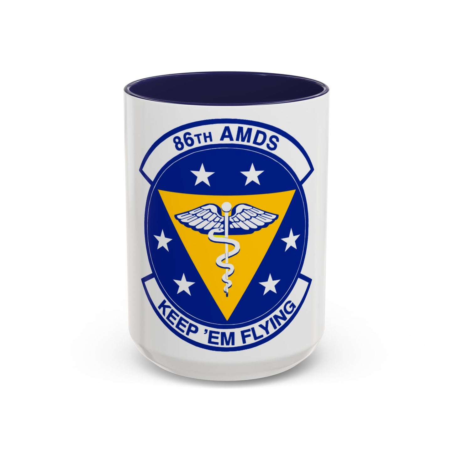 86 Aerospace Medicine Squadron USAFE (U.S. Air Force) Accent Coffee Mug