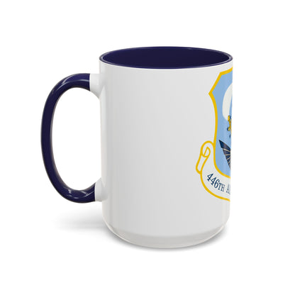 446th Airlift Wing (U.S. Air Force) Accent Coffee Mug