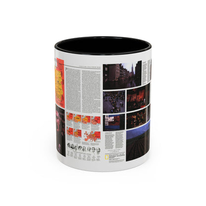 Poland - The Face and Faith 1 (1982) (Map) Accent Coffee Mug