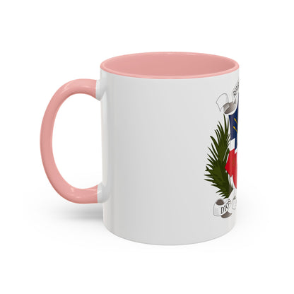 Coat of arms of the Dominican Republic (1860) - Accent Coffee Mug