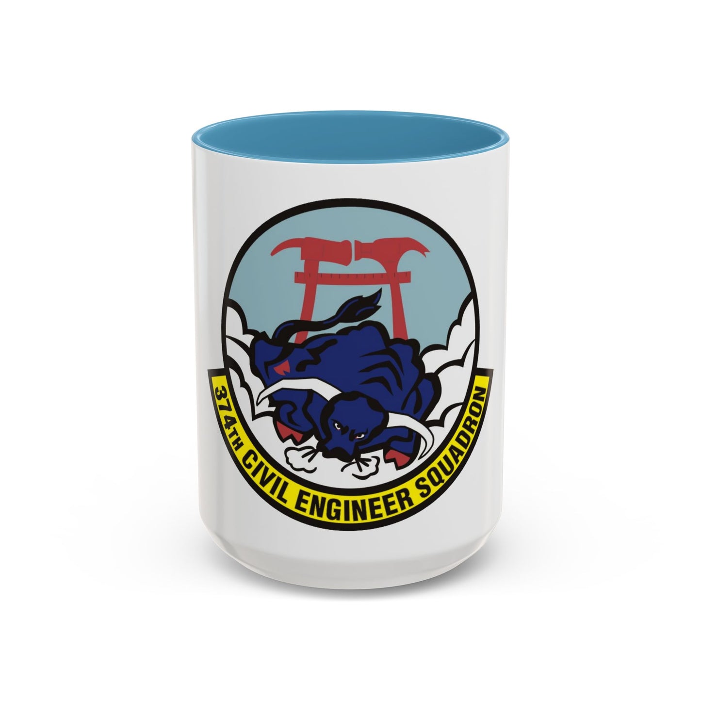 374 Civil Engineer Squadron PACAF (U.S. Air Force) Accent Coffee Mug