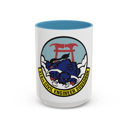 374 Civil Engineer Squadron PACAF (U.S. Air Force) Accent Coffee Mug