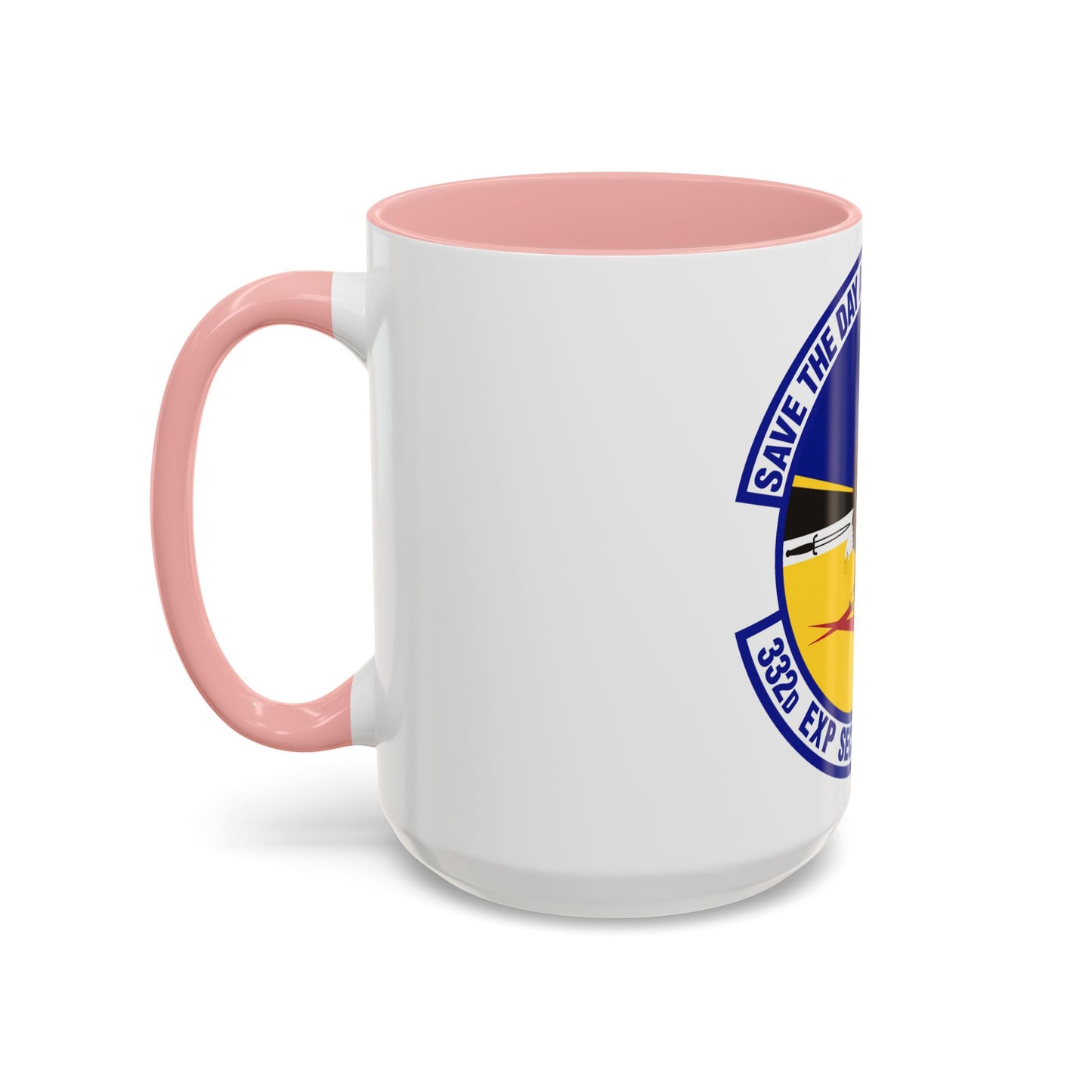 332d Expeditionary Security Forces Squadron (U.S. Air Force) Accent Coffee Mug