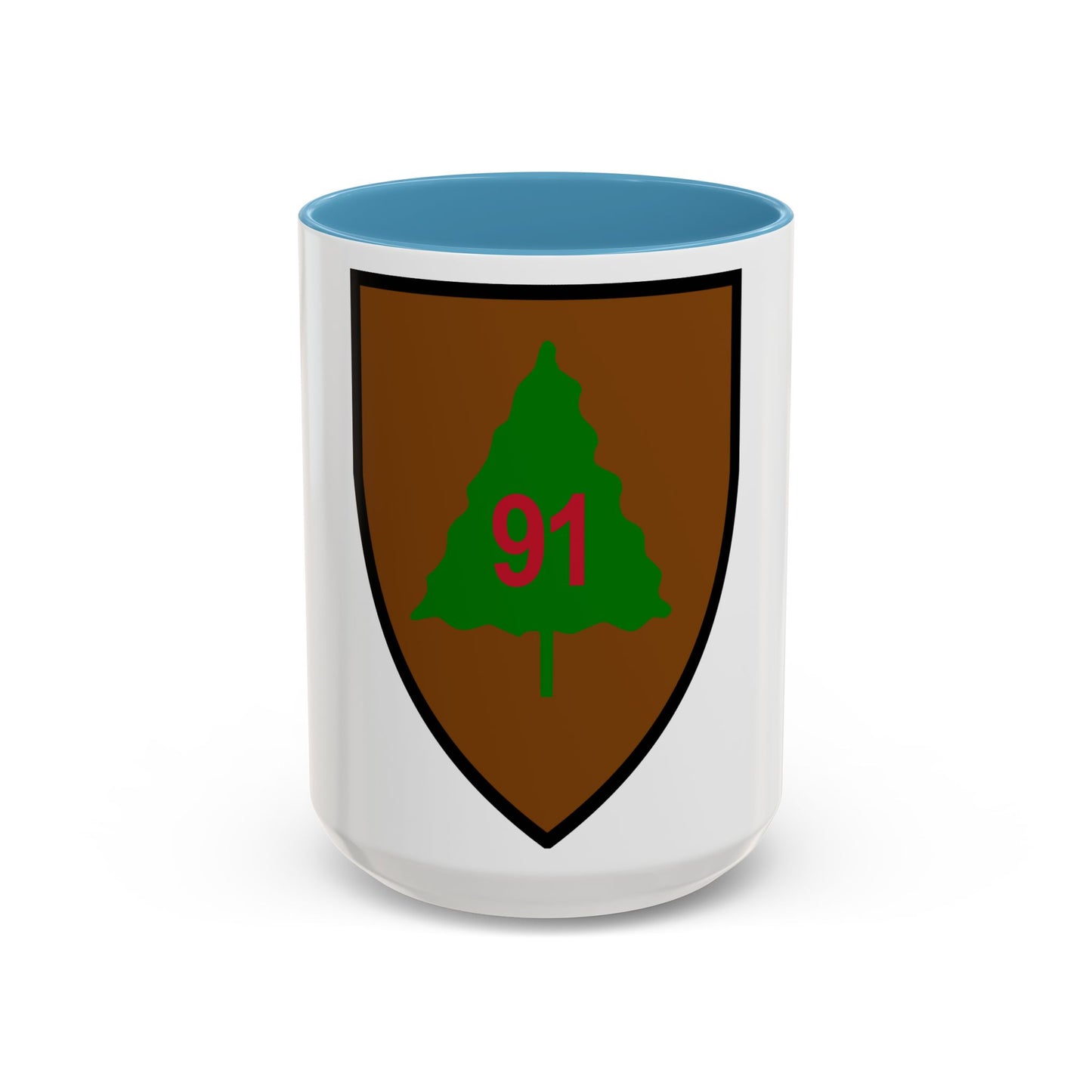 US 91st Infantry Division (U.S. Army) Accent Coffee Mug