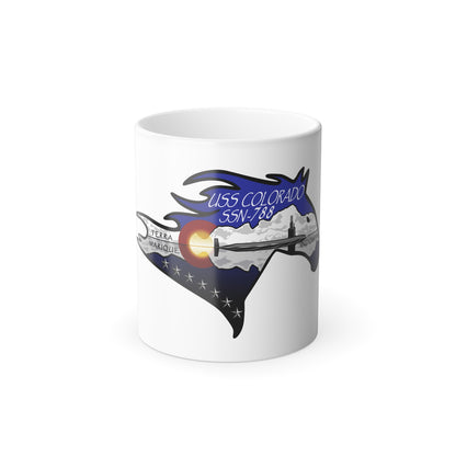 USS Colorado v2 (U.S. Navy) Color Changing Mug 11oz