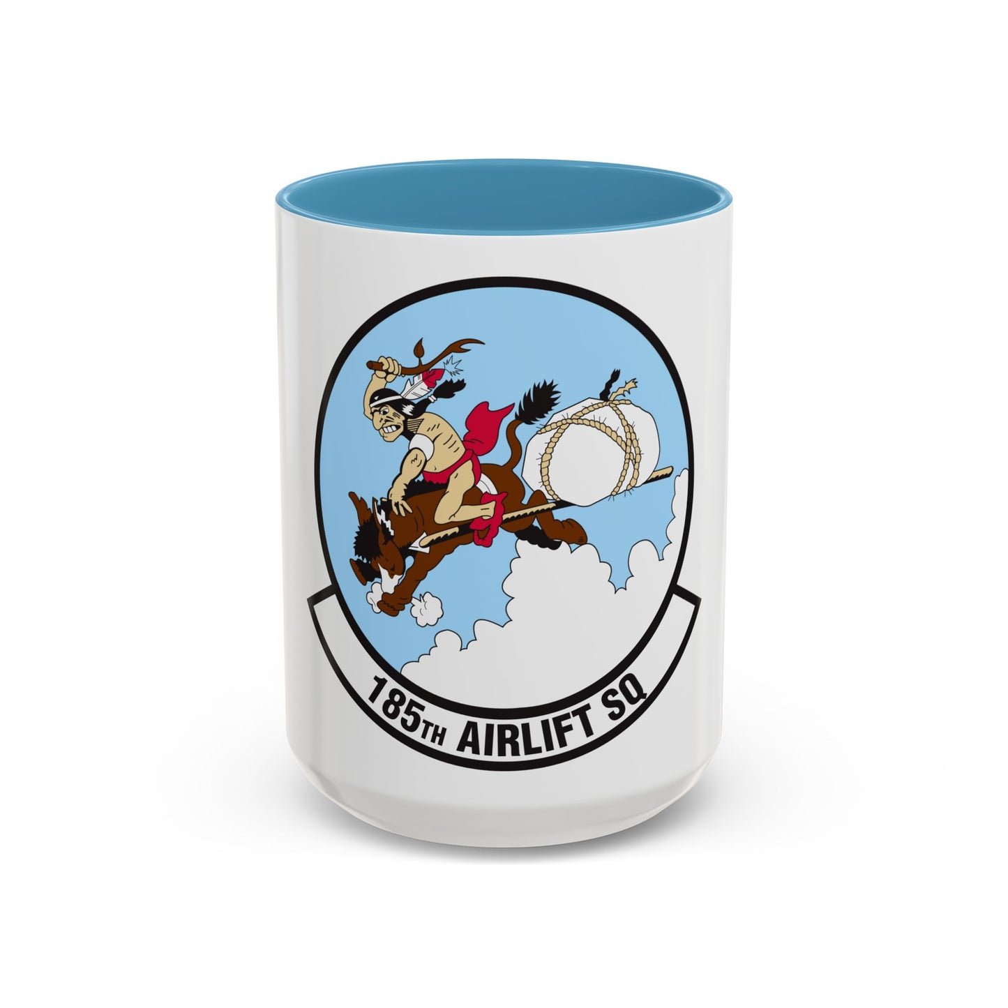 185 Airlift Squadron (U.S. Air Force) Accent Coffee Mug