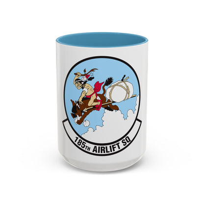 185 Airlift Squadron (U.S. Air Force) Accent Coffee Mug
