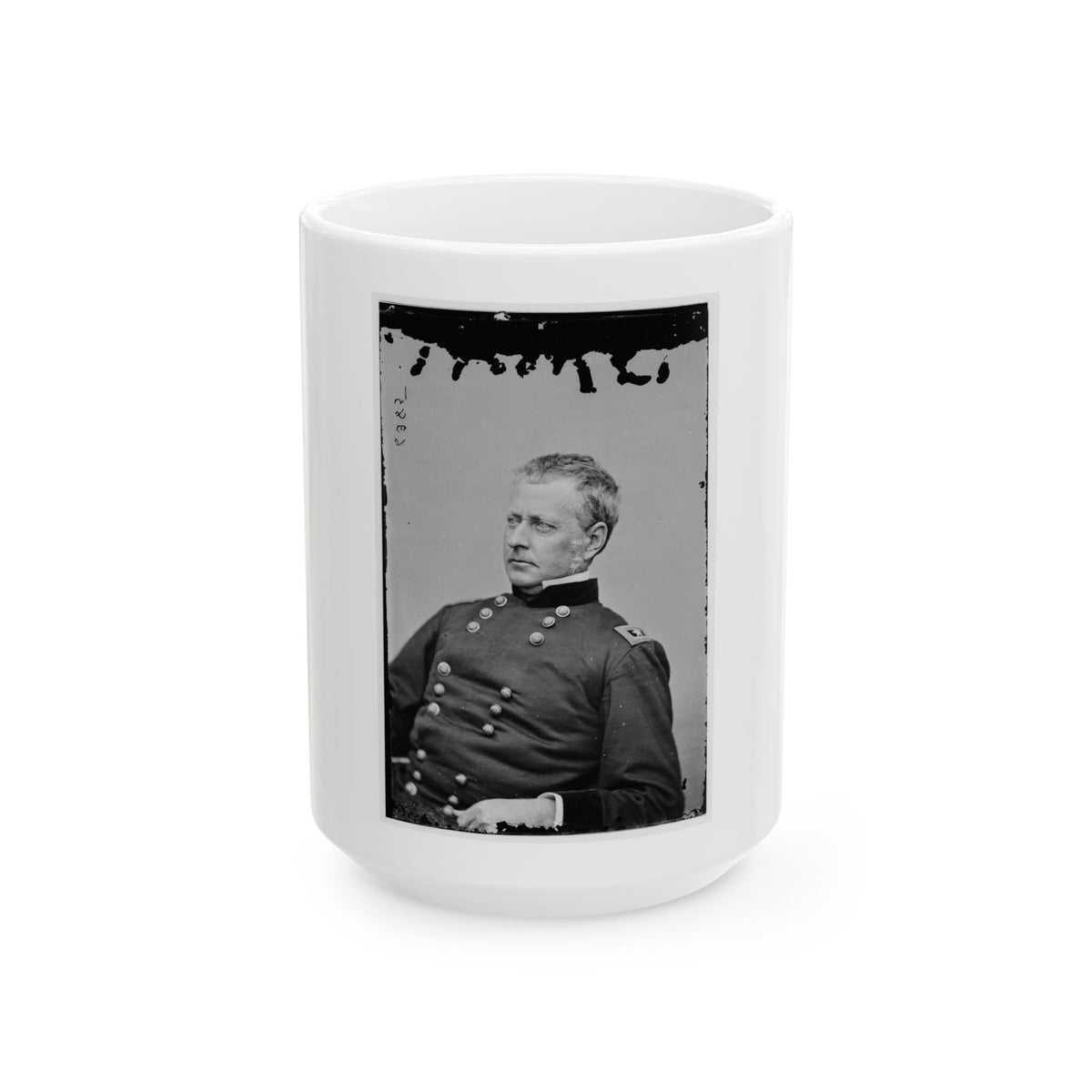 Portrait Of Maj. Gen. Joseph Hooker, Officer Of The Federal Army (U.S. Civil War) White Coffee Mug