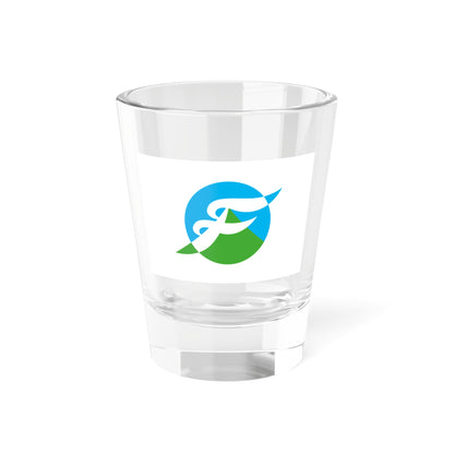 Flag of Fukuchi Fukuoka (Japan) Shot Glass 1.5oz