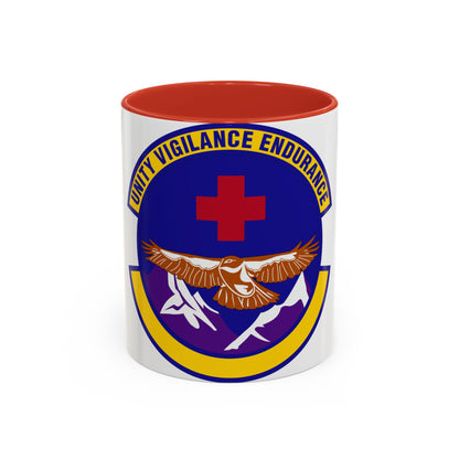 17 Operational Medical Readiness Squadron AETC (U.S. Air Force) Accent Coffee Mug