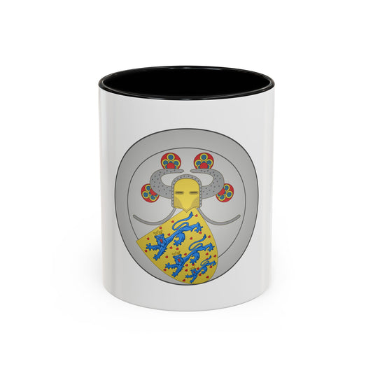 Coat of arms of Valdemar IV of Denmark - Accent Coffee Mug