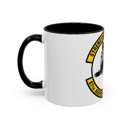 87th Aerospace Medicine Squadron (U.S. Air Force) Accent Coffee Mug