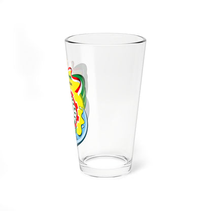 Emblem of Kendal Regency 2011 (Indonesia) (Coat of Arms) Pint Glass 16oz