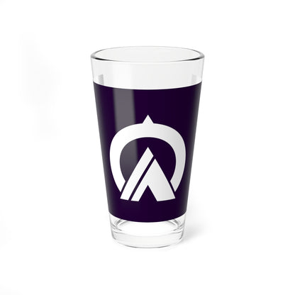 Flag of Urausu Hokkaido (Japan) Pint Glass 16oz