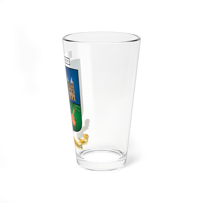 Nuevo escudo de El Jardín Antioquia (Colombia) (Coat of Arms) Pint Glass 16oz