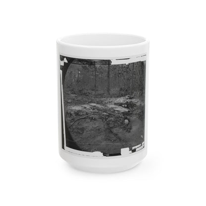 Cold Harbor, Va., Vicinity. Unburied Dead On The Battlefield Of Gaines' Mill (U.S. Civil War) White Coffee Mug