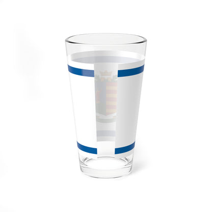 Flag of Szentlorinckata (Hungary) Pint Glass 16oz