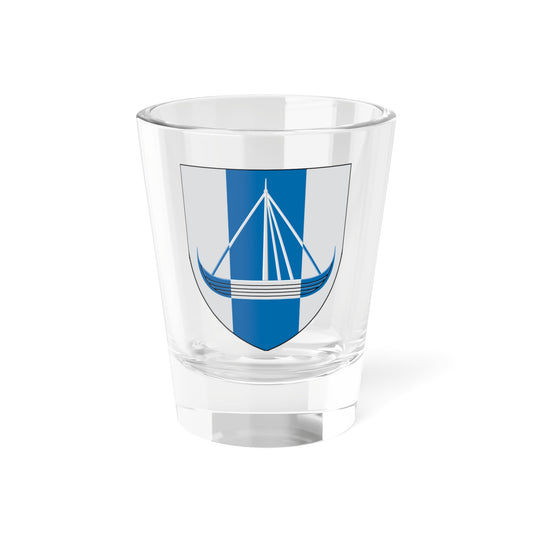 Frederikssund Kommune coa (Denmark) (Coat of Arms) Shot Glass 1.5oz