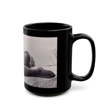 Jayne Mansfield #224 (Vintage Female Icon) Black Coffee Mug-Go Mug Yourself