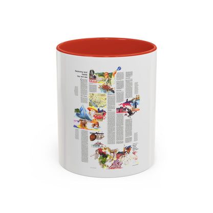 USA - Mid-Atlantic States 2 (1976) (Map) Accent Coffee Mug