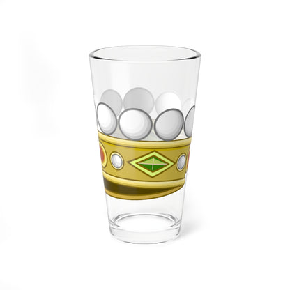 Corona normale di conte italiano (Italy) (Coat of Arms) Pint Glass 16oz