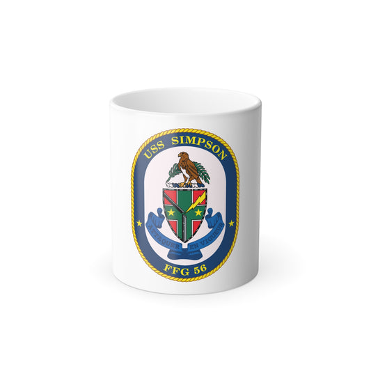 USS Simpson (U.S. Navy) Color Changing Mug 11oz