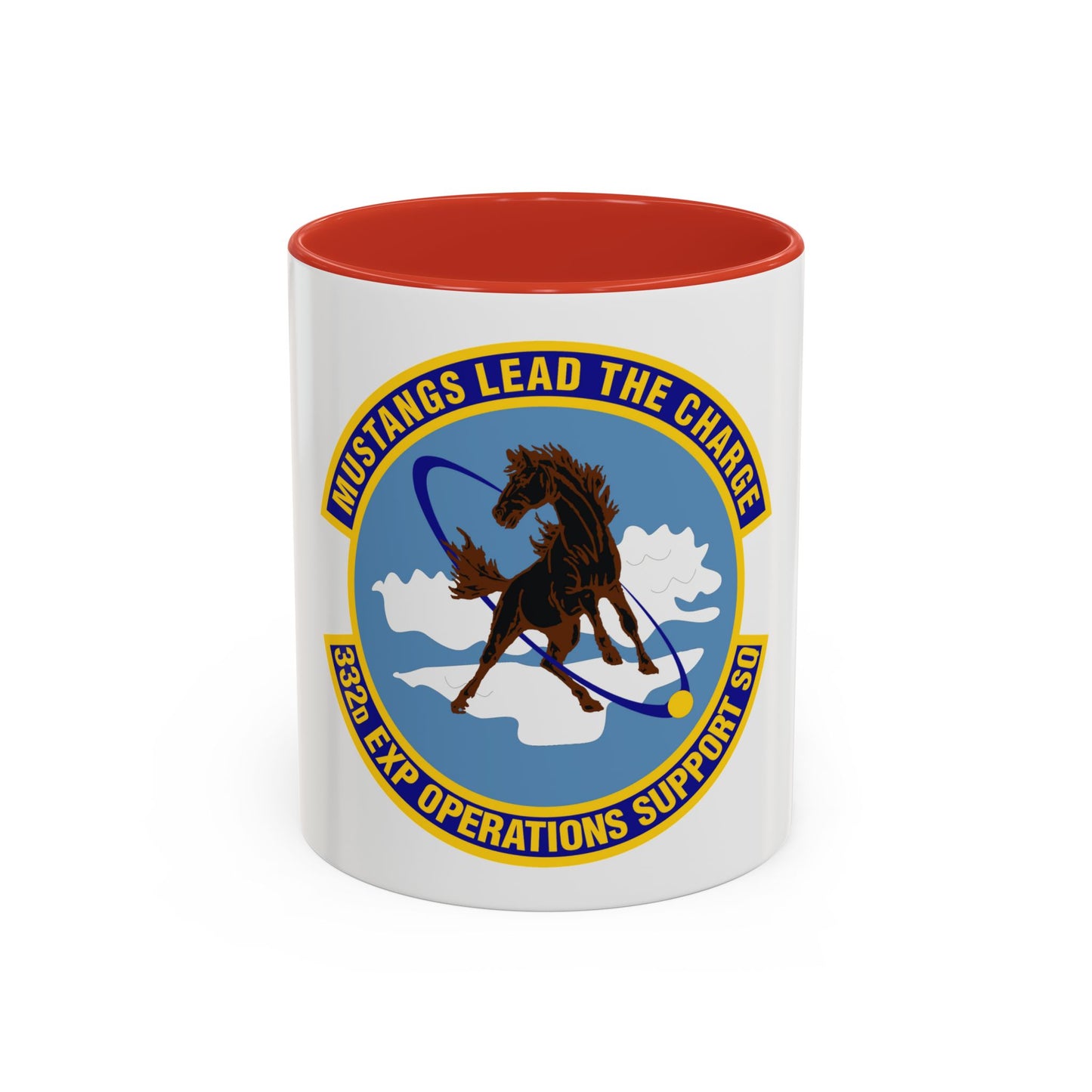 332d Expeditionary Operations Support Squadron (U.S. Air Force) Accent Coffee Mug