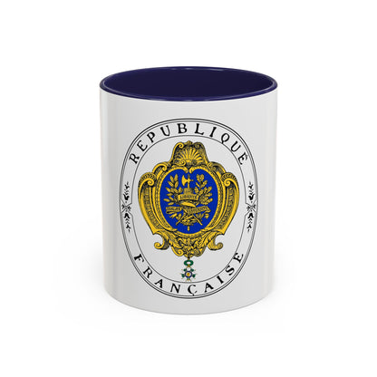 Coat of arms of the French Republic (1905) - Accent Coffee Mug