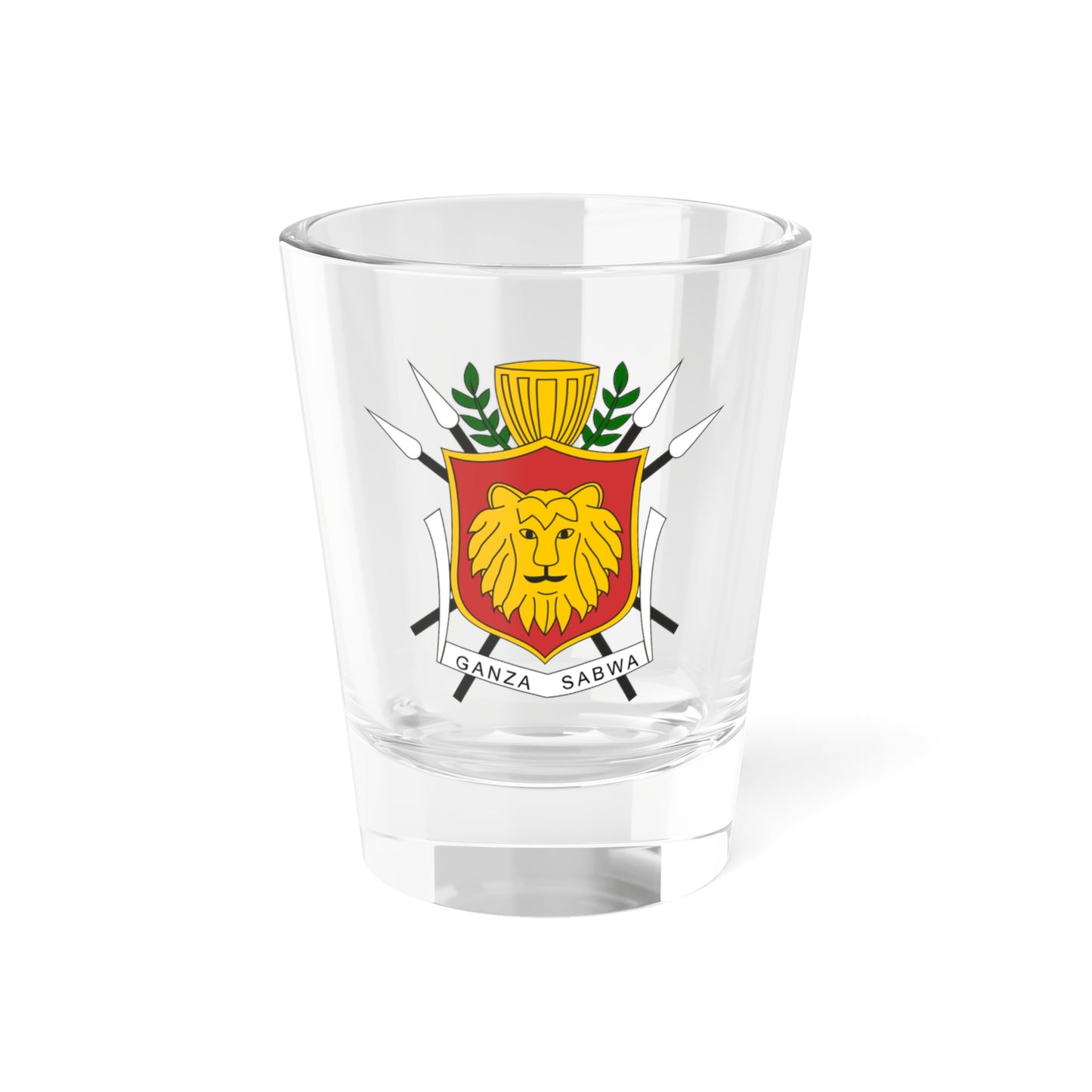 Coat of arms of the Kingdom of Burundi - Shot Glass 1.5oz