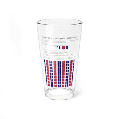 Drapeaux-Fr-minifigs-fr (France) Pint Glass 16oz