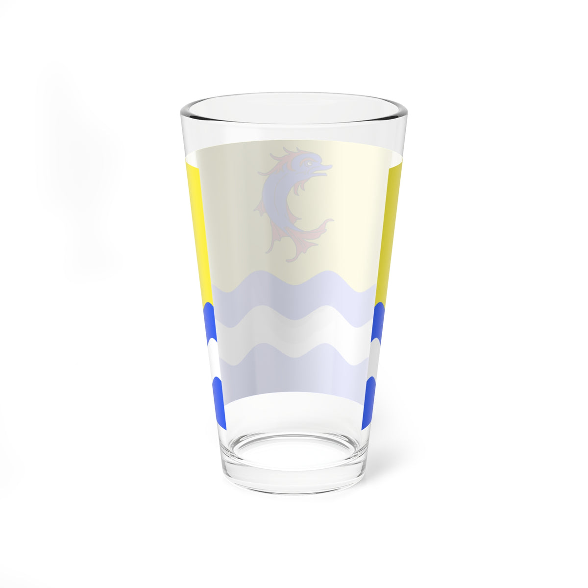 Drapeau departement fr Drome (France) Pint Glass 16oz
