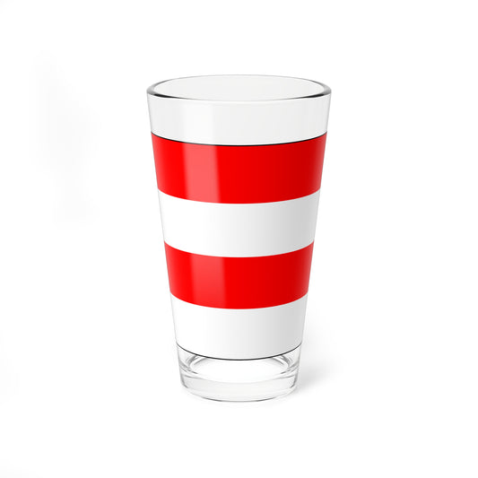 Flag of Zofingen Switzerland - Pint Glass 16oz