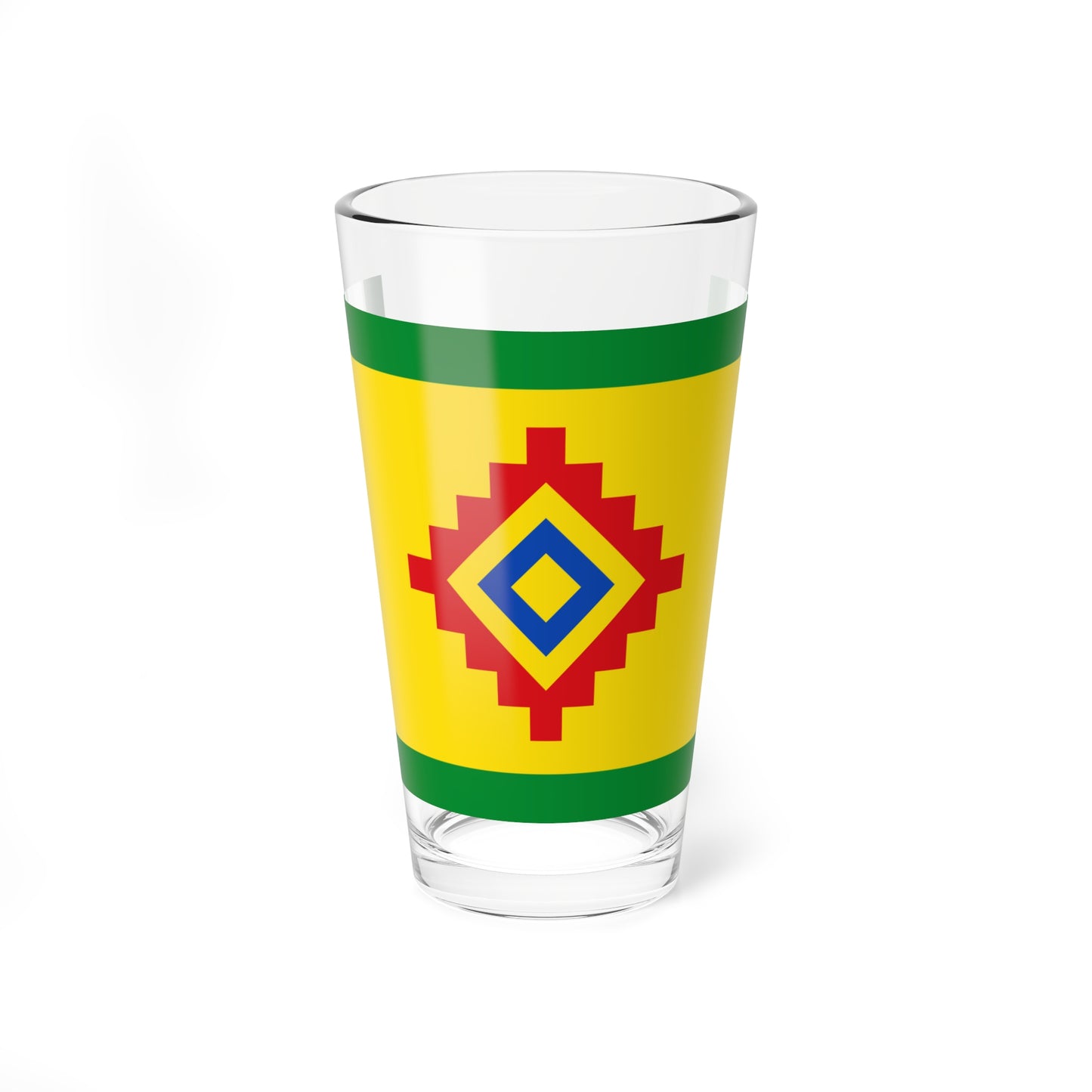 Flag of Obukhovo Moscow oblast (Russia) Pint Glass 16oz