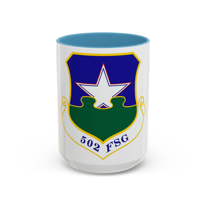 502d Force Support Group (U.S. Air Force) Accent Coffee Mug