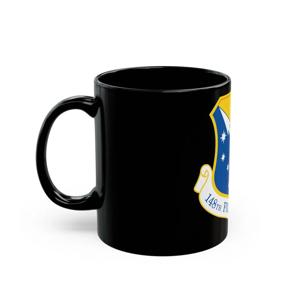 148th Fighter Wing (U.S. Air Force) Black Coffee Mug-Go Mug Yourself