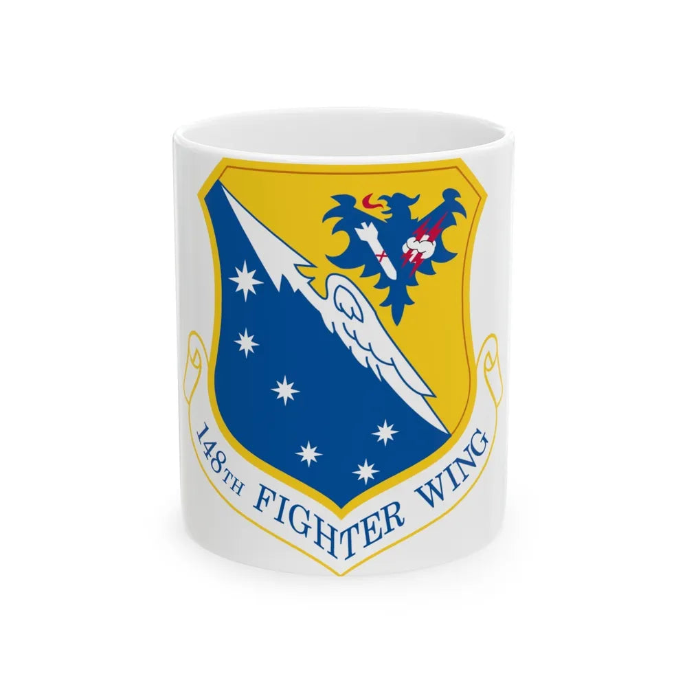 148th Fighter Wing (U.S. Air Force) White Coffee Mug-11oz-Go Mug Yourself