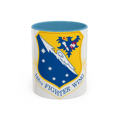 148th Fighter Wing (U.S. Air Force) Accent Coffee Mug 11oz Light Blue - Go Mug Yourself