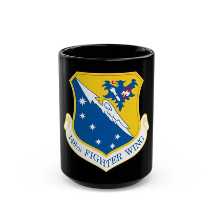 148th Fighter Wing (U.S. Air Force) Black Coffee Mug 15oz - Go Mug Yourself