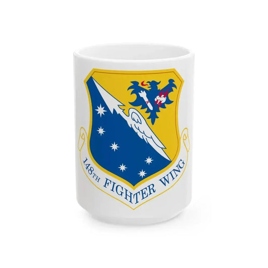 148th Fighter Wing (U.S. Air Force) White Coffee Mug 15oz - Go Mug Yourself