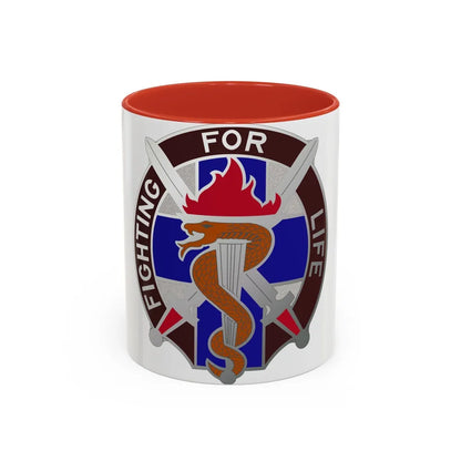 149 Surgical Hospital (U.S. Army) Accent Coffee Mug-11oz-Red-Go Mug Yourself