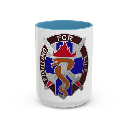 149 Surgical Hospital (U.S. Army) Accent Coffee Mug-15oz-Light Blue-Go Mug Yourself