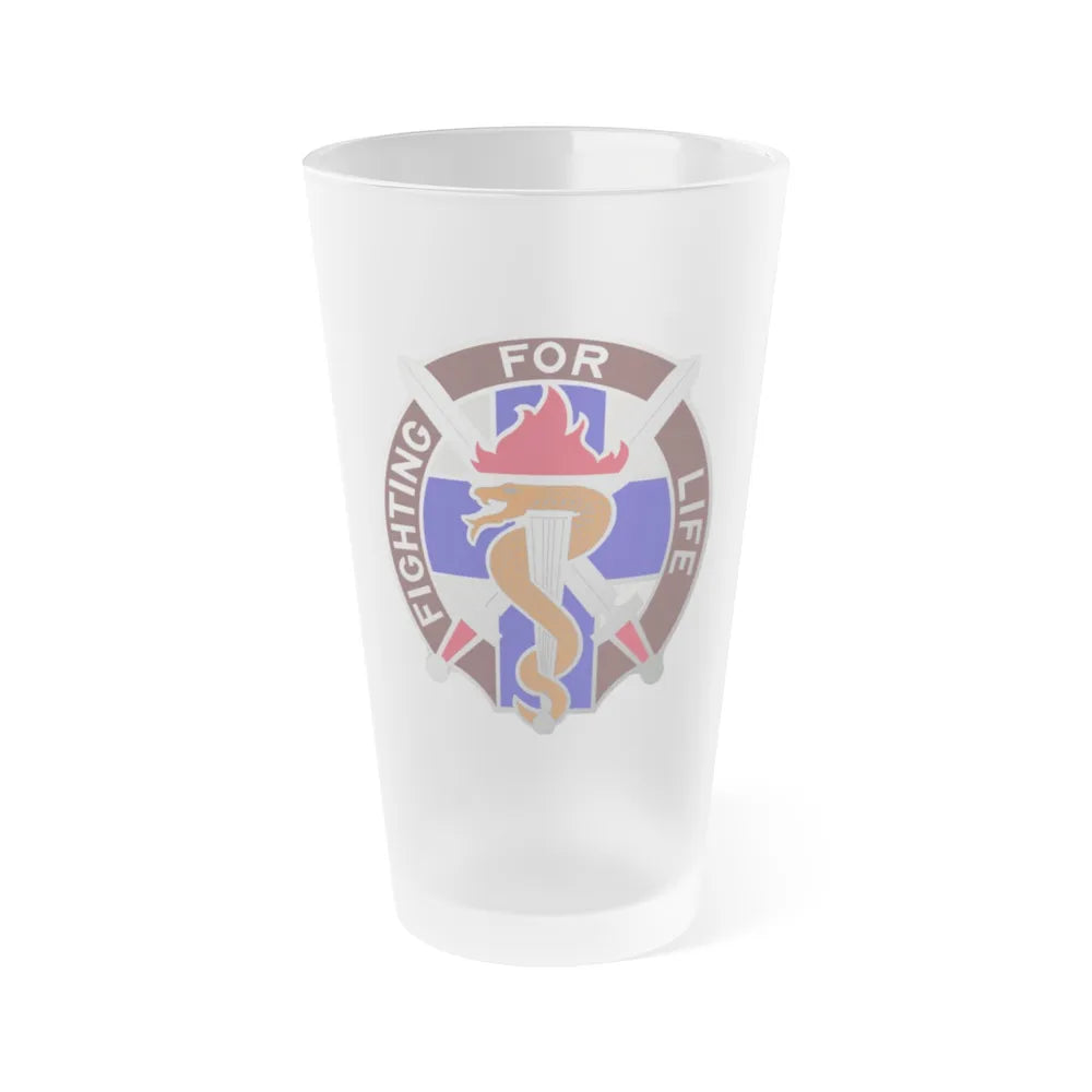 149 Surgical Hospital (U.S. Army) Frosted Pint Glass 16oz-Go Mug Yourself