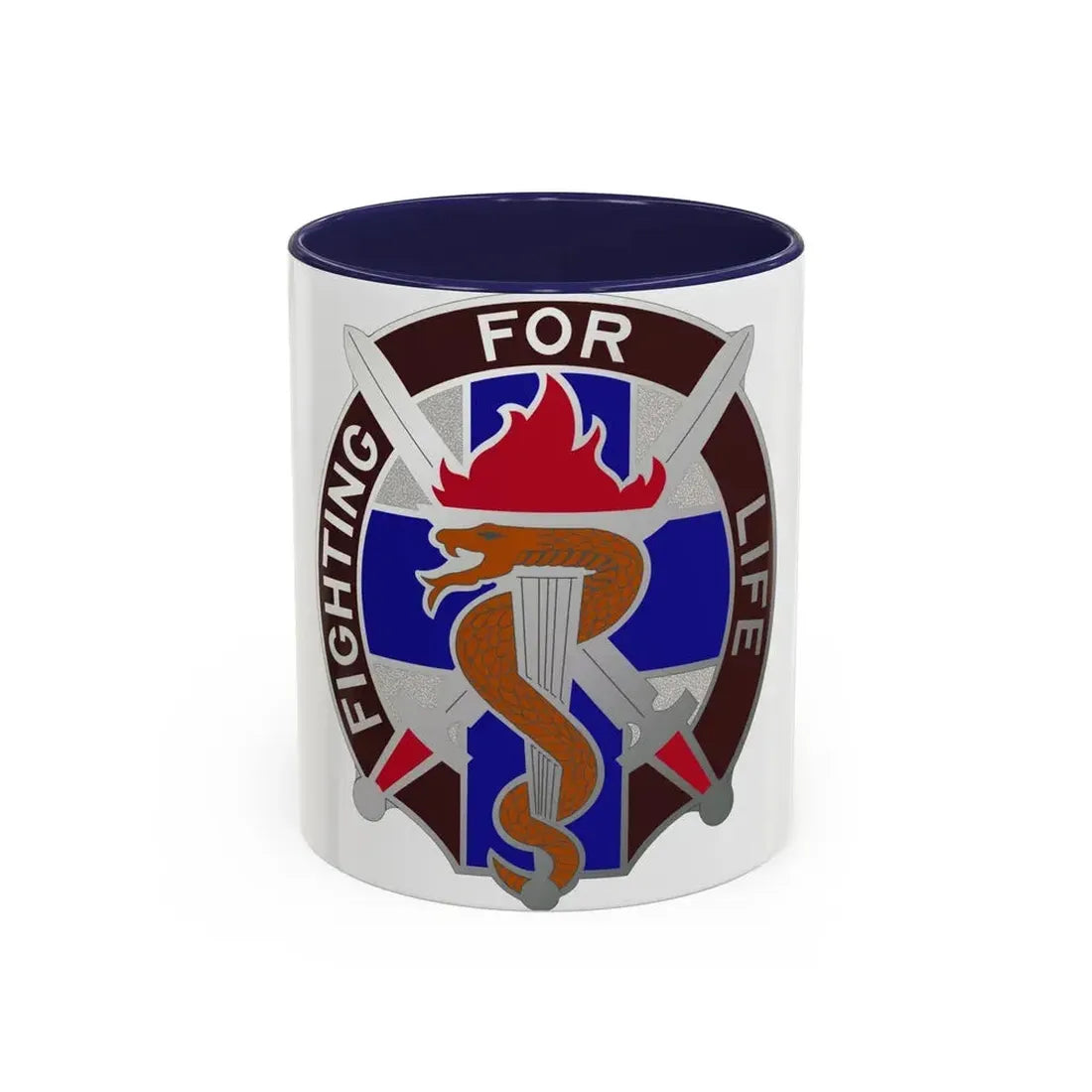 149 Surgical Hospital (U.S. Army) Accent Coffee Mug 11oz Navy - Go Mug Yourself