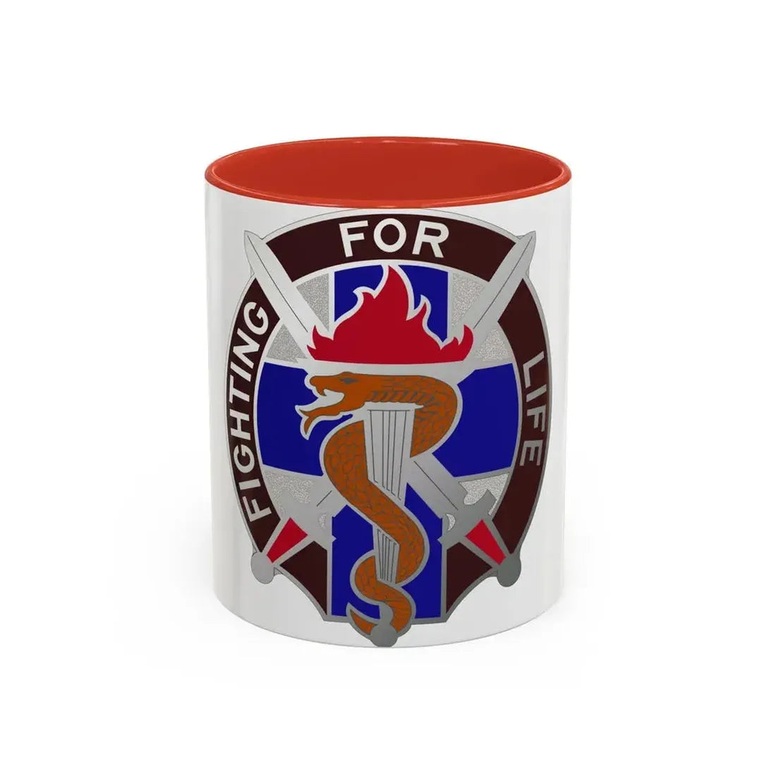 149 Surgical Hospital (U.S. Army) Accent Coffee Mug 11oz Red - Go Mug Yourself